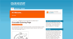 Desktop Screenshot of colorkidstuff.com